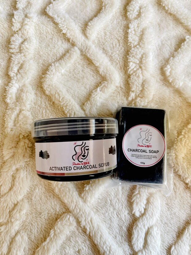 Activated Charcoal Scrub & Soap