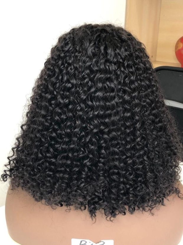 Double Drawn Curly Frontal Wig - Image 3